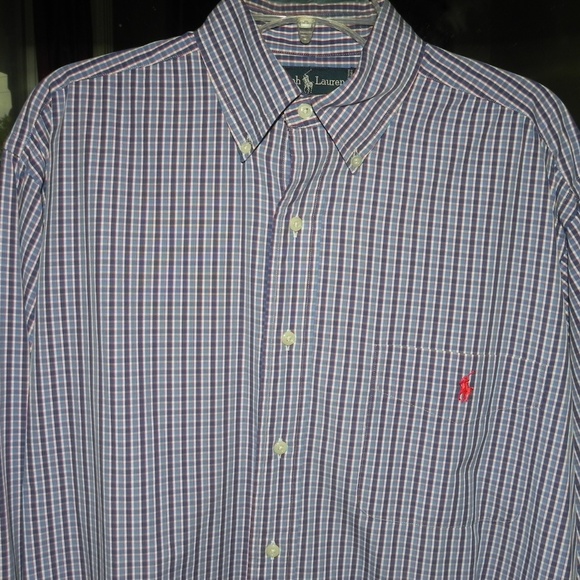 Men's Ralph Lauren Dress Shirt Size M Blaire - Picture 2 of 5